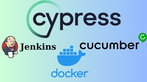 Cypress V13.8.1 -Docker + Cucumber + Jenkins - APR'24 Course